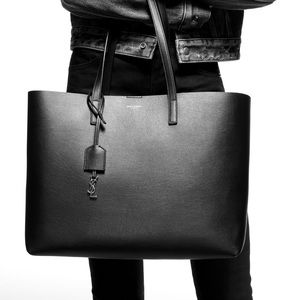 YSL SHOPPER TOTE BAG NEW 🖤 with Pochette clutch